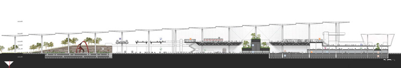 loguer jahn mexico city airport competition designboom