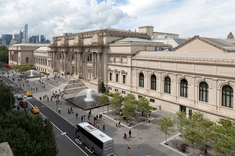 metropolitan museum david h. koch plaza OLIN new york designboom
