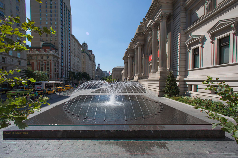 metropolitan museum david h. koch plaza OLIN new york designboom