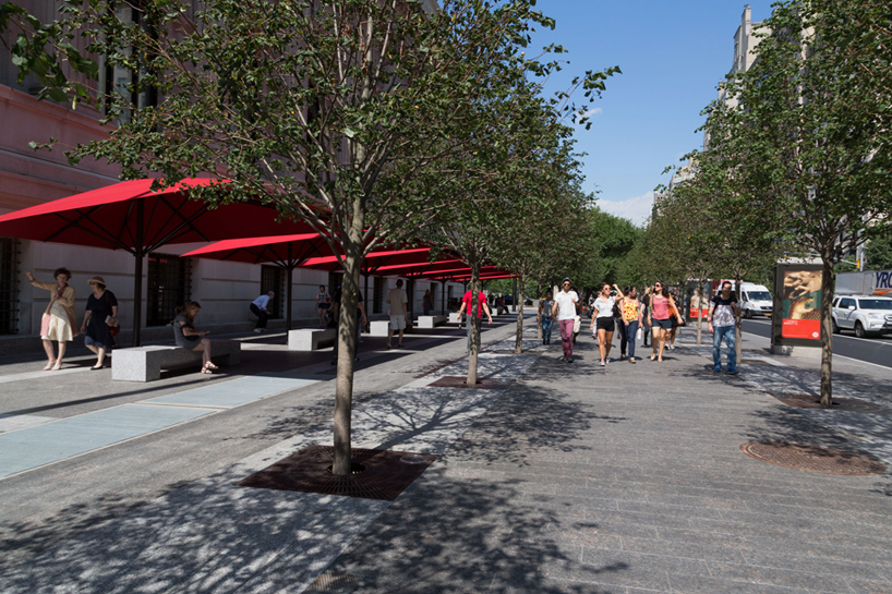 metropolitan museum david h. koch plaza OLIN new york designboom