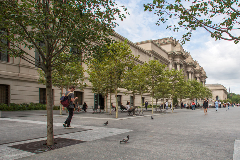 metropolitan museum david h. koch plaza OLIN new york designboom