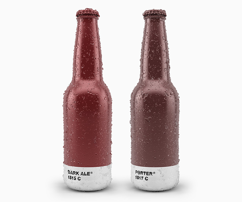 pantone beer packaging