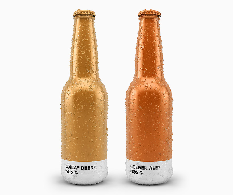 pantone beer packaging