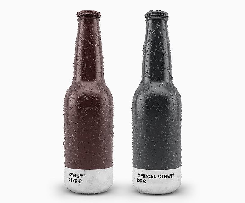 pantone beer packaging