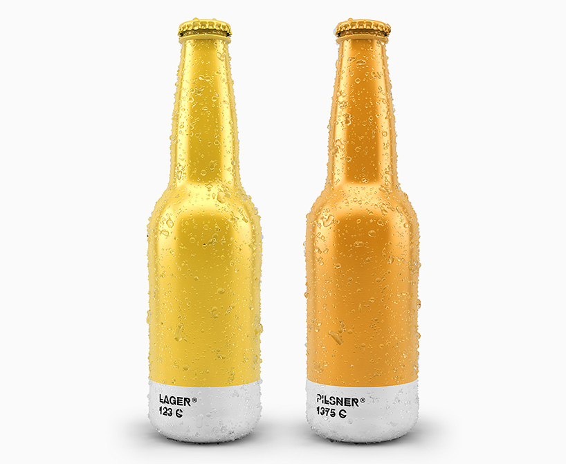 pantone beer packaging