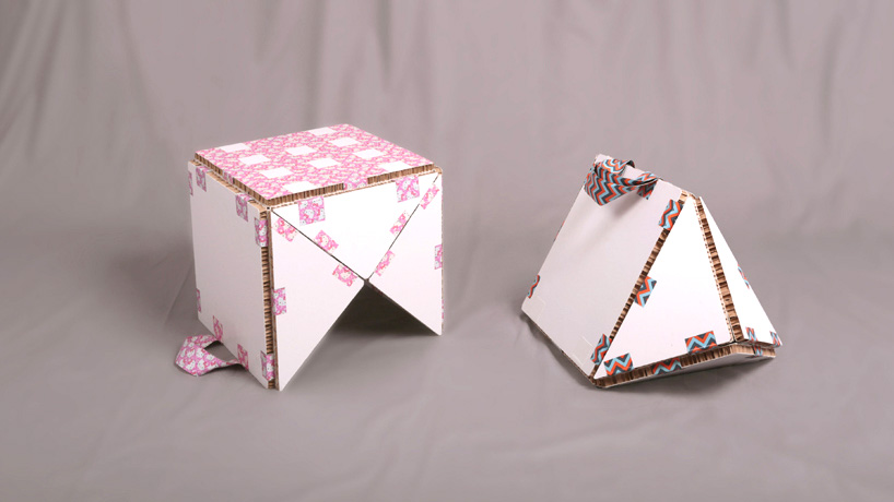 petar zaharinov tapeflips furniture paper tape