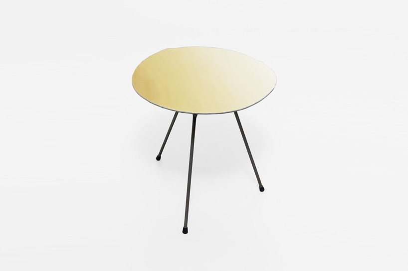 philipp aduatz canvas tables furniture oil painting tent london london design festival