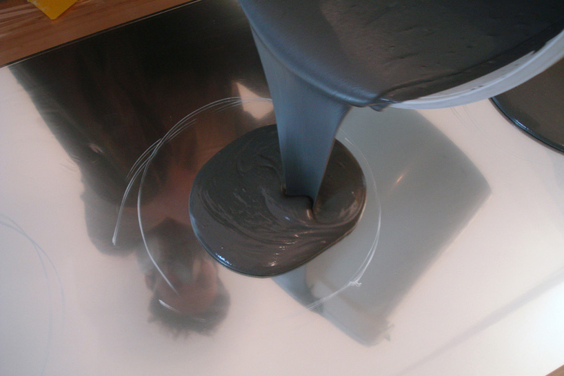 philipp aduatz canvas tables furniture oil painting tent london london design festival