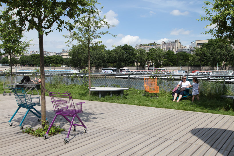 xavier degueldre shopping cart chairs designboom