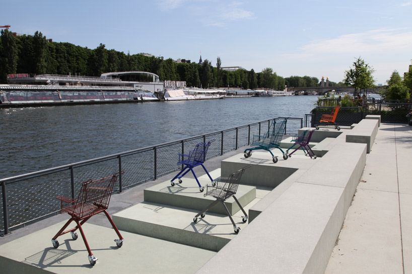 xavier degueldre shopping cart chairs designboom