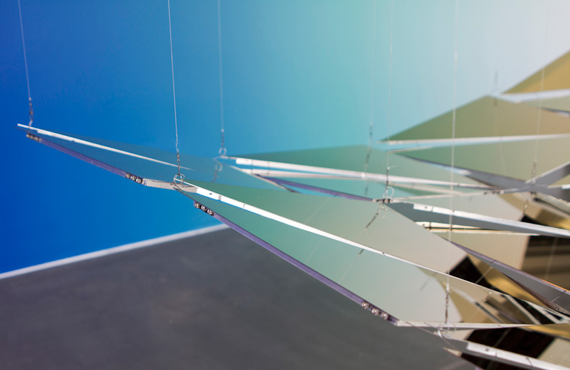 spectra kinetic sculpture visualizes meteorite impacts on the moon