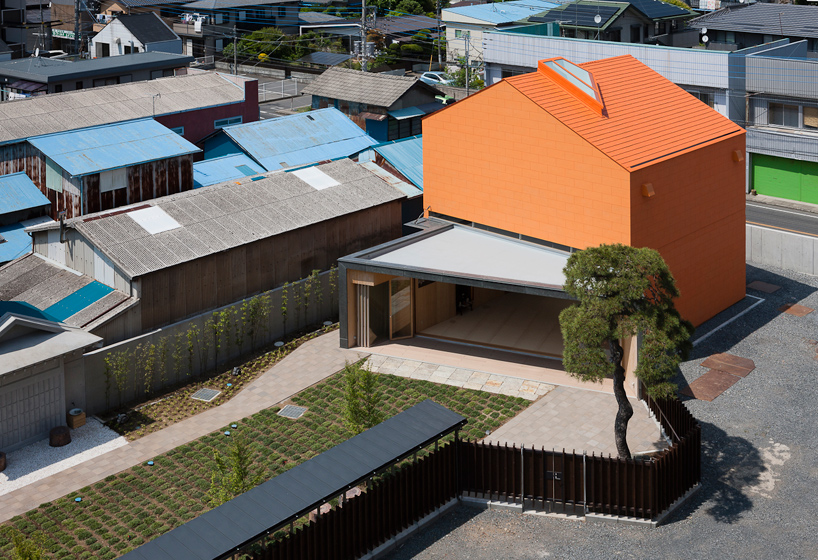 Taku Sakaushi Renovates Orange Clad Office Building In Japan