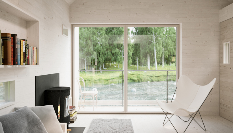 wild cabins wide open moxon architects designboom