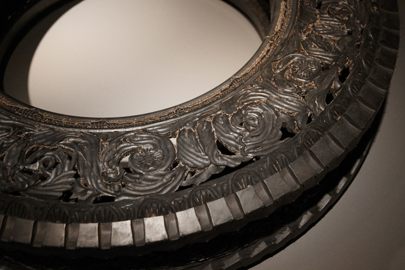 wim delvoye galerie perrotin paris designboom