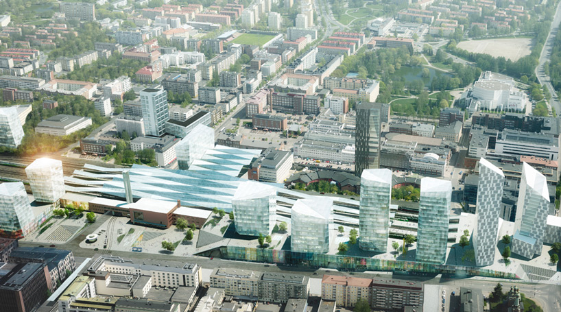 AZPML tampere travel and service center competition designboom