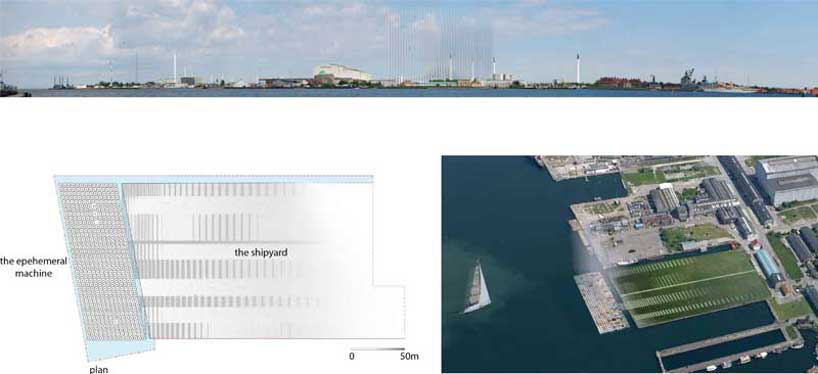 a-oma ephemeral machine land art generator initiative competition copenhagen