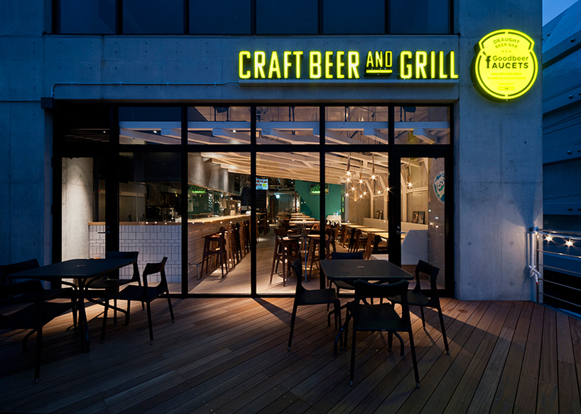 a-study good beer faucets fukuoka japan designboom