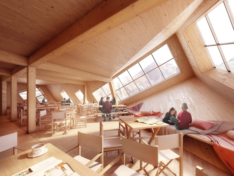 atelier 8000 kezmarska hut slovakia designboom