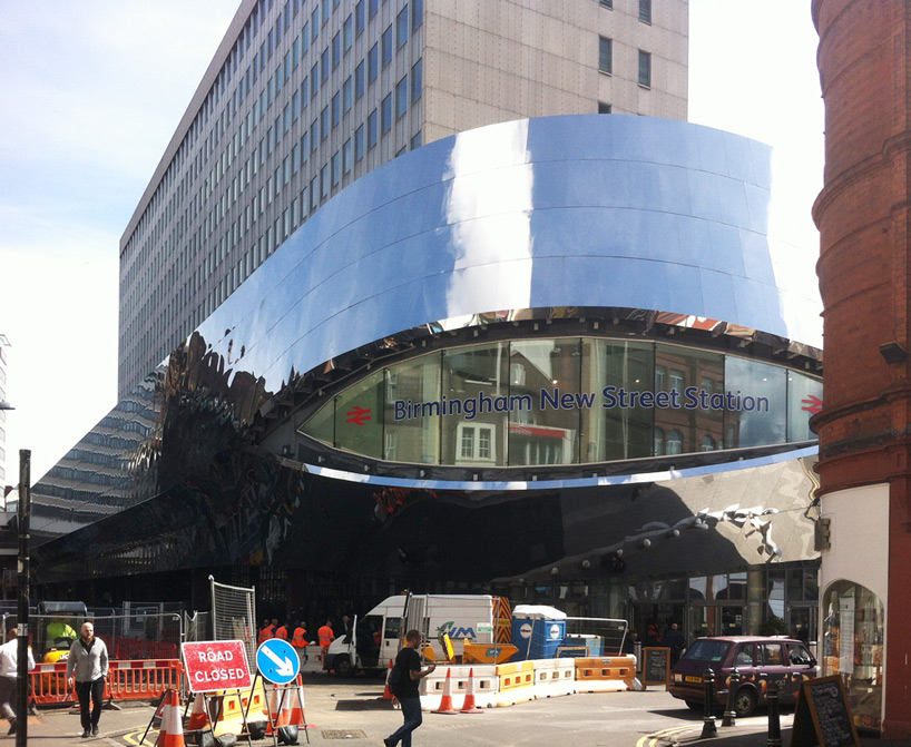 azpml birmingham new street station designboom