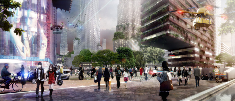 AZPML mega city shenzen bay the global downtown designboom