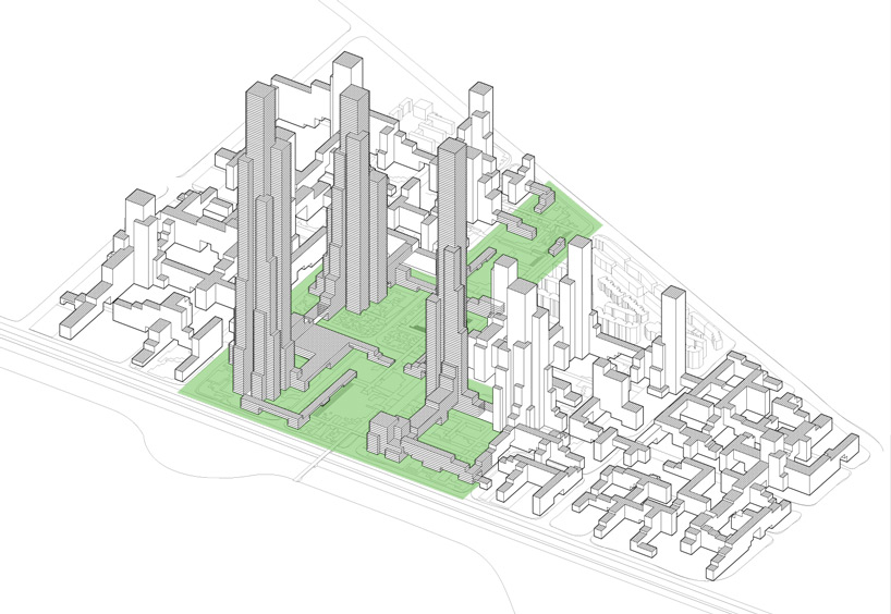AZPML mega city shenzen bay the global downtown designboom