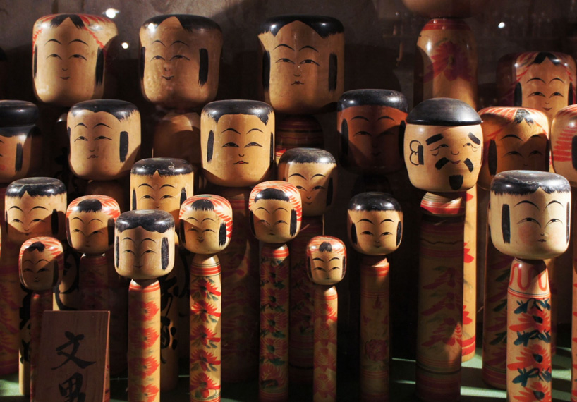 bouroullec kengo kuma east japan project kokeshi designboom 