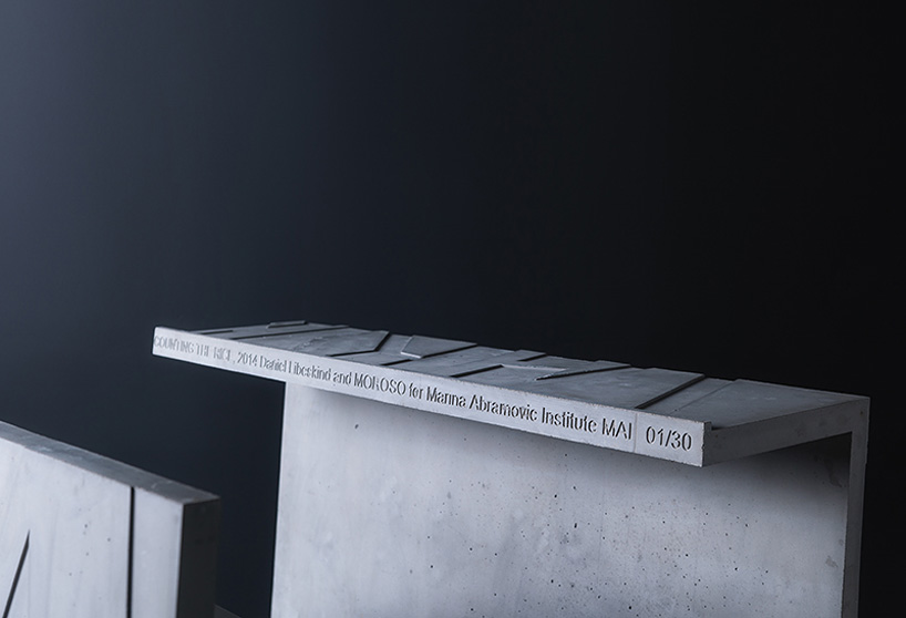 daniel libeskind marina abramovic counting the rice table
