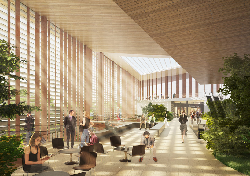 elizabeth de portzamparc le bourget railway station grand paris express network france