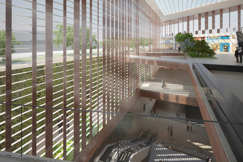 elizabeth de portzamparc le bourget railway station grand paris express network france