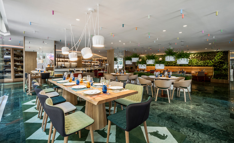 estudihac cheese bar barcelona hotel melia sarria designboom