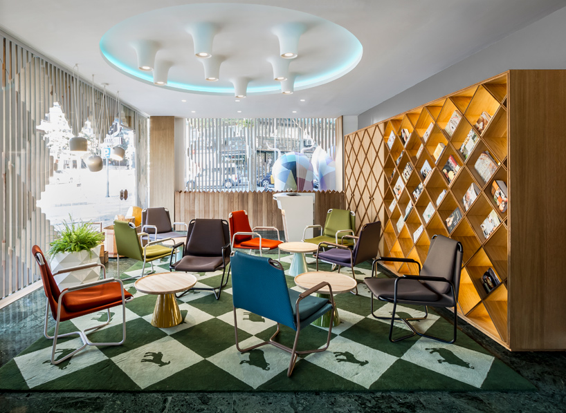 estudihac cheese bar barcelona hotel melia sarria designboom