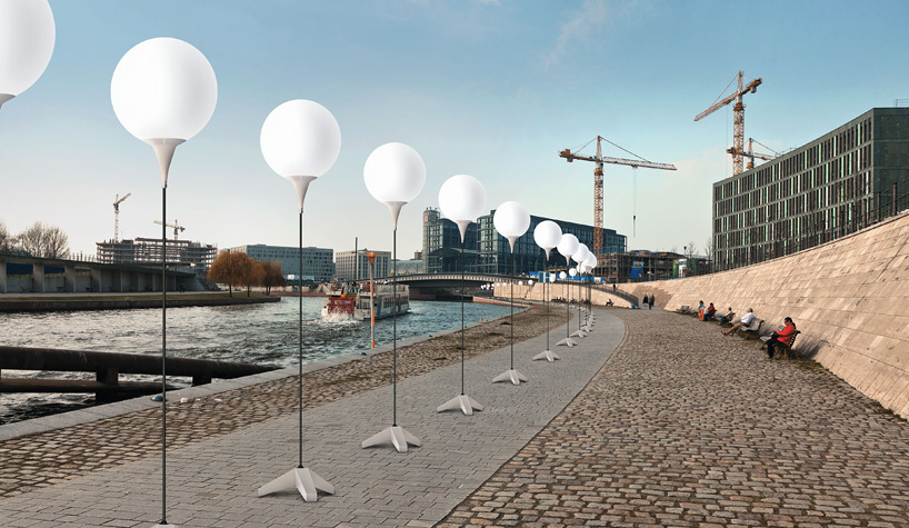 8,000 glowing balloons divide berlin to mark 25 years since the fall of the wall