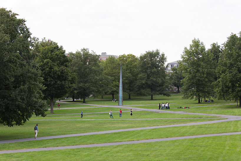 kimsooja places a needle woman at cornell university
