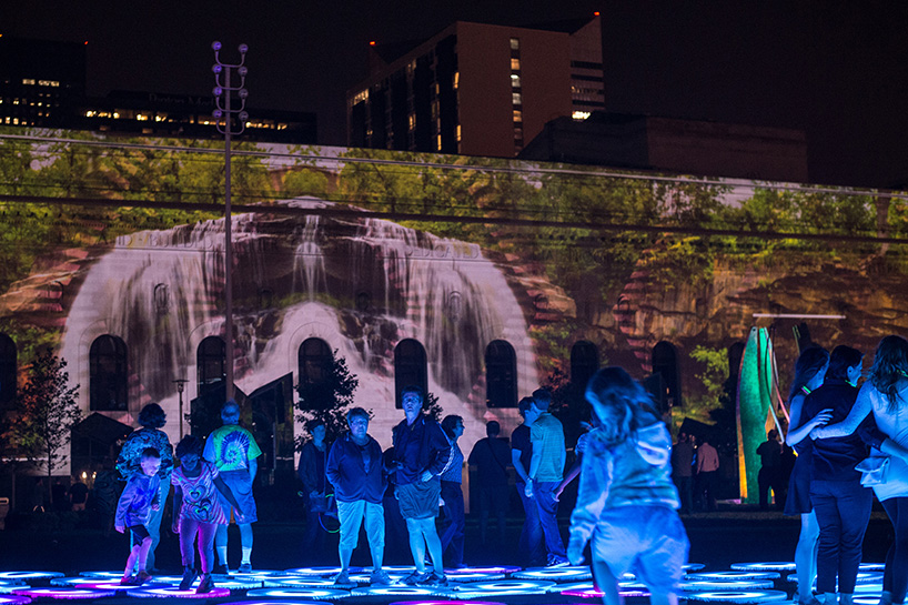 land studio aha festival of lights downtown cleveland ohio