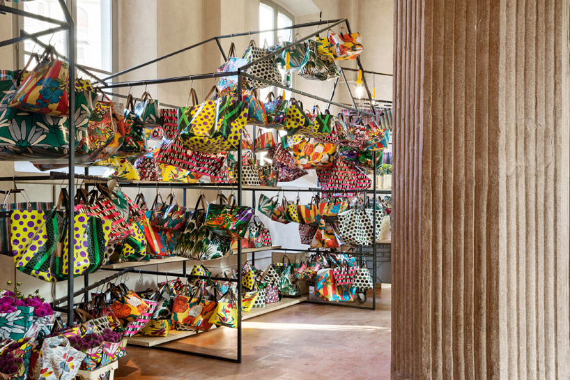 marni plants flower market at rotonda della besana, milan