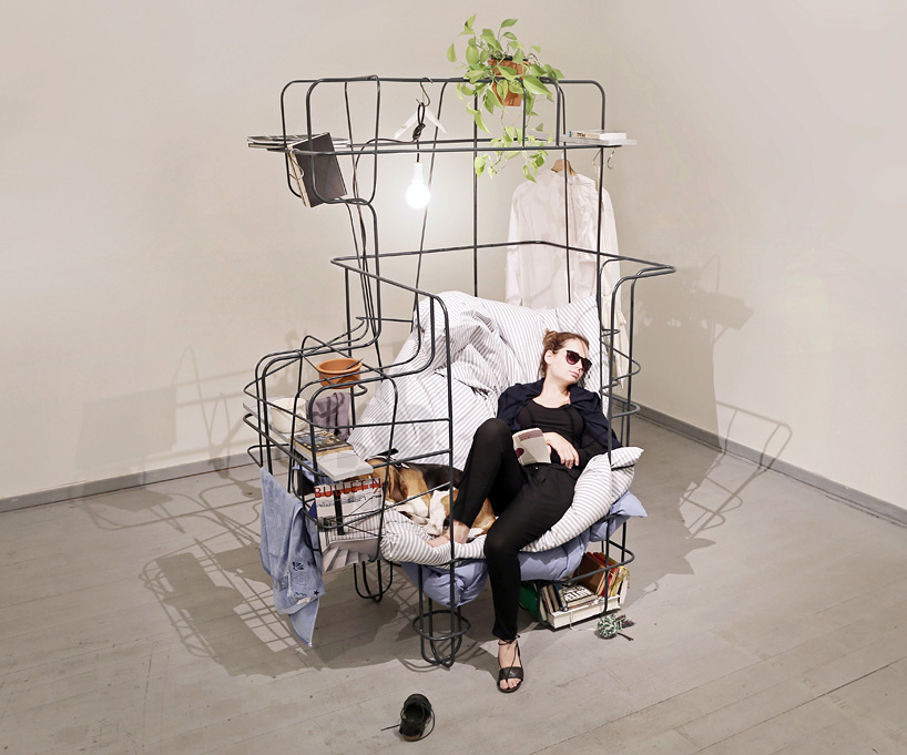 michael tomalik forms fort-like furniture for designblok