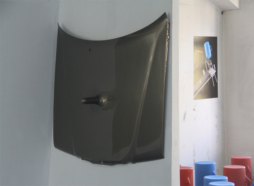 nikola bozovic transforms car parts into phantasms + phalluses at belgrade design week 