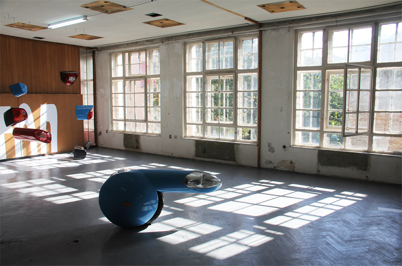 nikola bozovic transforms car parts into phantasms + phalluses at belgrade design week 