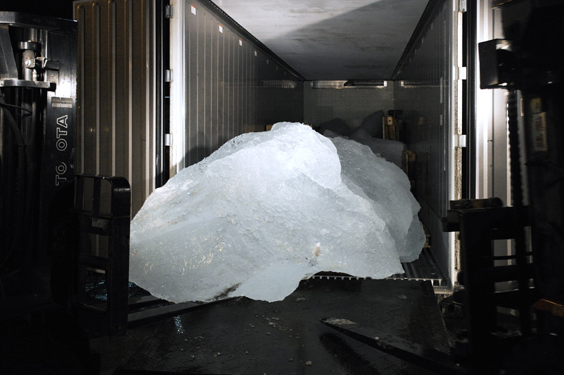 olafur eliasson ice watch project climate change greenland copenhagen