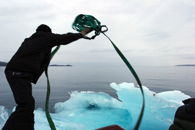 olafur eliasson ice watch project climate change greenland copenhagen