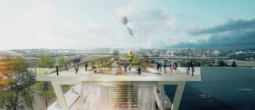 oma olin 11th street bridge park washington dc designboom