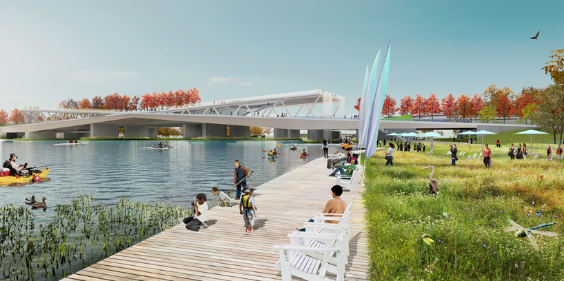oma olin 11th street bridge park washington dc designboom