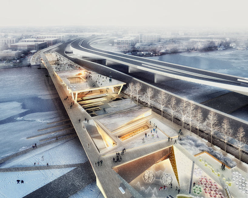 oma olin 11th street bridge park washington dc designboom