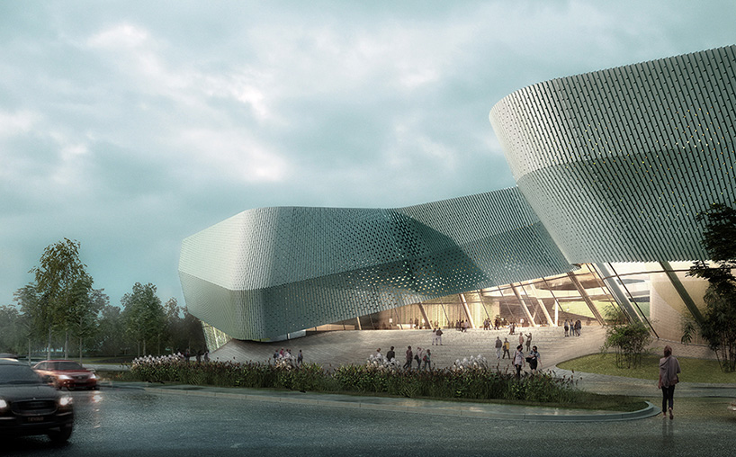 playze schmidhuber urban planning exhibition center ningbo china