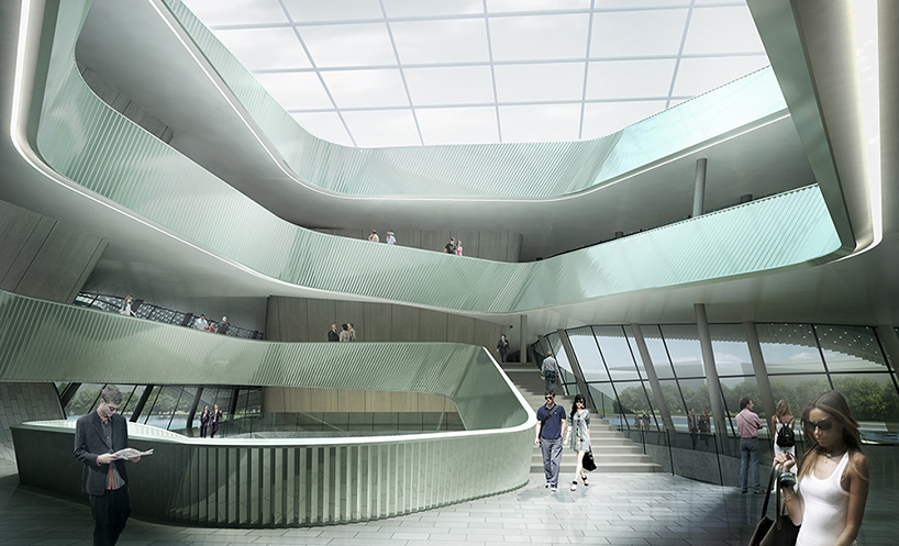 playze schmidhuber urban planning exhibition center ningbo china