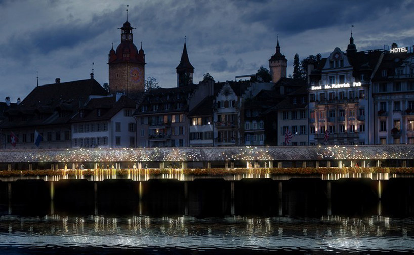 studio drift lighting designboom