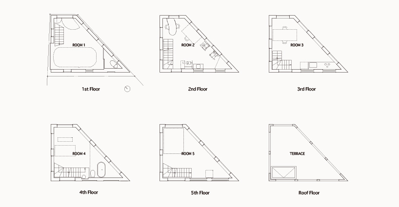 unemori architects yamate street house tokyo designboom