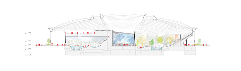 AZPML KANVA migration du biodome montreal designboom