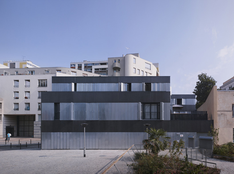 LAN architecture 30 social housing units fréquel paris designboom