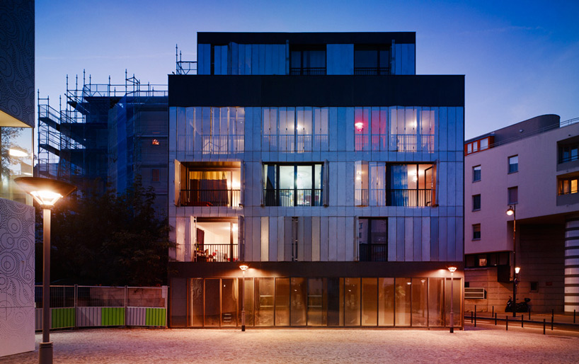 LAN architecture 30 social housing units fréquel paris designboom